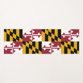 Patriottische Yoga Matten met vlag van Maryland, V (Voorkant (horizontaal))