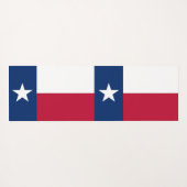 Patriottische Yoga Matten met vlag van Texas (Achterkant (horizontaal))