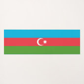 Patriottische yogamatten met vlag van Azerbeidzjan Yogamat (Achterkant (horizontaal))