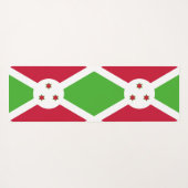 Patriottische yogamatten met vlag van Burundi Yogamat (Achterkant (horizontaal))