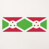 Patriottische yogamatten met vlag van Burundi Yogamat (Voorkant (horizontaal))
