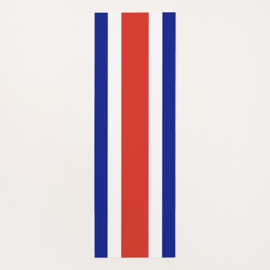 Patriottische yogamatten met vlag van Costa Rica Yogamat (Achterkant)