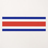 Patriottische yogamatten met vlag van Costa Rica Yogamat (Voorkant (horizontaal))