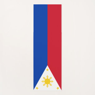 Patriottische yogamatten met vlag van de Filipijne Yogamat