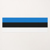 Patriottische yogamatten met vlag van Estland Yogamat (Achterkant (horizontaal))