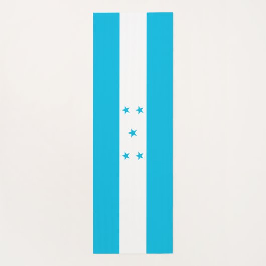 Patriottische yogamatten met vlag van Honduras Yogamat (Achterkant)