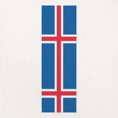 Patriottische yogamatten met vlag van IJsland Yogamat (Voorkant)