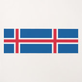 Patriottische yogamatten met vlag van IJsland Yogamat (Voorkant (horizontaal))