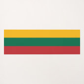 Patriottische yogamatten met vlag van Litouwen Yogamat (Achterkant (horizontaal))