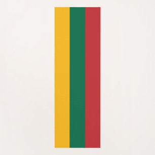 Patriottische yogamatten met vlag van Litouwen Yogamat