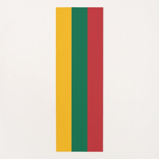Patriottische yogamatten met vlag van Litouwen Yogamat (Voorkant)