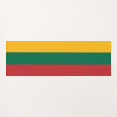 Patriottische yogamatten met vlag van Litouwen Yogamat (Voorkant (horizontaal))