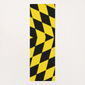 Patriottische yogamatten met vlag van München Yogamat (Achterkant)