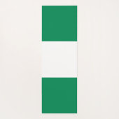 Patriottische yogamatten met vlag van Nigeria Yogamat (Achterkant)