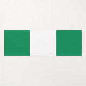 Patriottische yogamatten met vlag van Nigeria Yogamat (Voorkant (horizontaal))