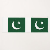 Patriottische yogamatten met vlag van Pakistan Yogamat (Voorkant (horizontaal))
