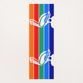 Patriottische yogamatten met vlag van St. Petersbu Yogamat (Achterkant)