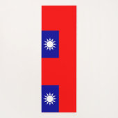 Patriottische yogamatten met vlag van Turkije Yogamat (Achterkant)