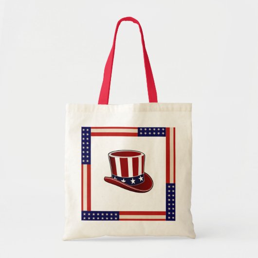Patriottische zak tote bag (Voorkant)