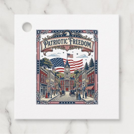 Patriottische Zeepmaker Bedankjes Labels (Voorkant)