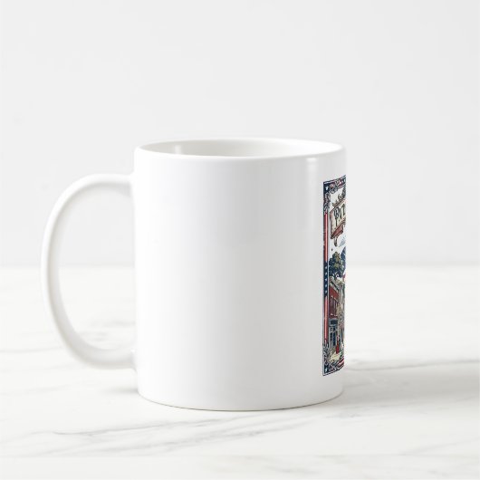 Patriottische Zeepmaker Koffiemok (Links)