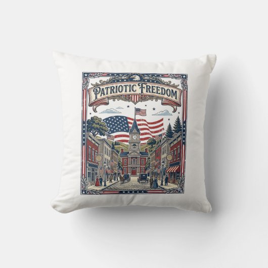 Patriottische Zeepmaker Kussen (Voorkant)