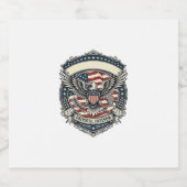 Patriottische Zeepmaker  Sparkling Wijnetiket (Enkel label)