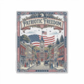 Patriottische Zeepmaker Sticker (Voorkant)