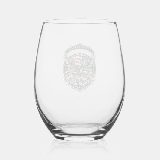 Patriottische Zeepmaker  Wijnglas Zonder Voet (Voorkant)