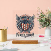 Patriottische zeeschildpad acryl bord (Huwelijk)
