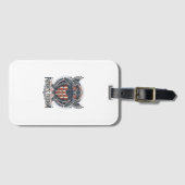 Patriottische Zeeschildpad Bagagelabel (Voorkant (horizontaal))