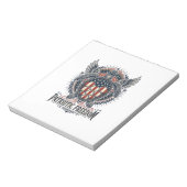 Patriottische zeeschildpad notitieblok (Linkerzijde)