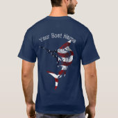 Patriottische Zeilvis T-Shirt (Achterkant)
