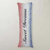 Patriottische zoete dromen, die de buis van het li lichaamskussen (Voorkant Verticaal)