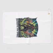 Patriottische Zombie Patriottische Generaal Zombie Golfhanddoek (Horizontaal)