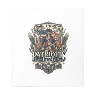 Patriottische Zombie Patriottische Generaal Zombie Notitieblok