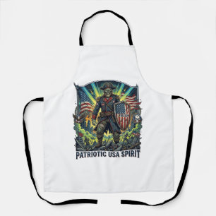 Patriottische Zombie Patriottische Generaal Zombie Schort