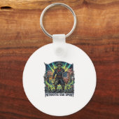 Patriottische Zombie Patriottische Generaal Zombie Sleutelhanger (Voorkant)
