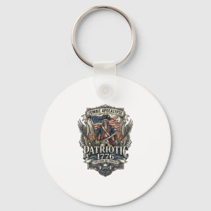 Patriottische Zombie Patriottische Generaal Zombie Sleutelhanger