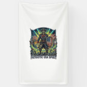 Patriottische Zombie Patriottische Generaal Zombie Spandoek (Verticaal)