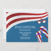 Patriottische Zomer Leuke Uitnodiging (Voorkant)