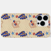 PATRIOTTISCHE ZOMERSE TEENSLIPPERS ZONNEBRIL Case-Mate iPhone CASE (Achterkant (horizontaal))