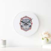 Patriottische zondag brunch vector grafische tee_1 grote klok (Huis)