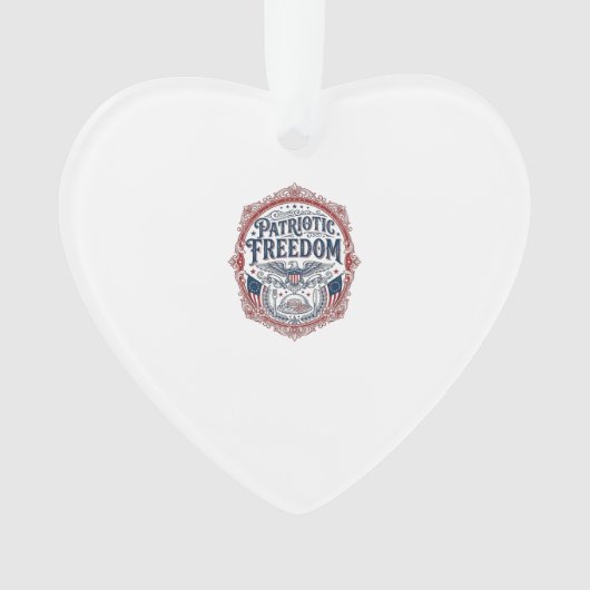 Patriottische zondag brunch vector grafische tee_1 ornament (voorkant)