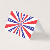 Patriottische Zonne Uitbarsting Kaart (Achterkant)
