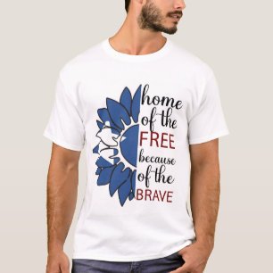 Patriottische Zonnebloem: Huis van de Vrije T-shirt