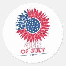 Patriottische Zonnebloem Vierde juli Bloemen