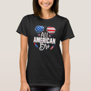 Patriottische zonnebril Alle Amerikaanse Bro 4 jul T-shirt