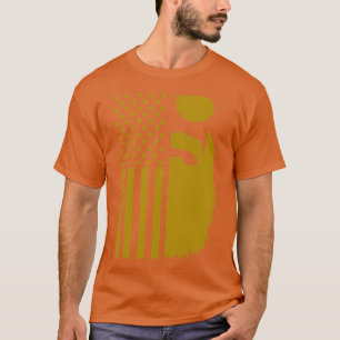 Patriottische zonnebril van de vlag van de Verenig T-shirt