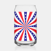 Patriottische Zonneknal Blikvorm Glas (Voorkant)